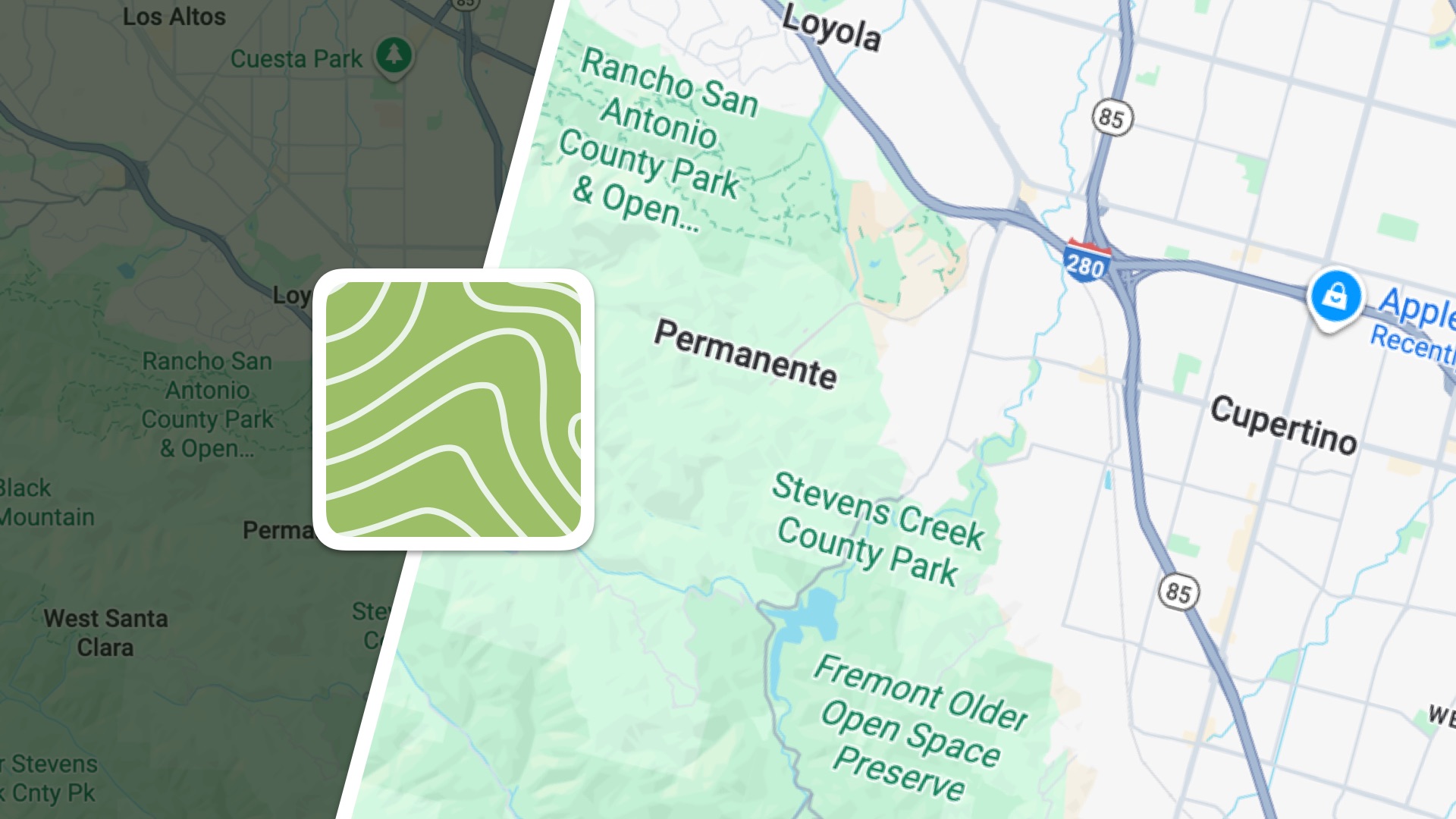 The Map icon. A component for RapidWeaver Elements